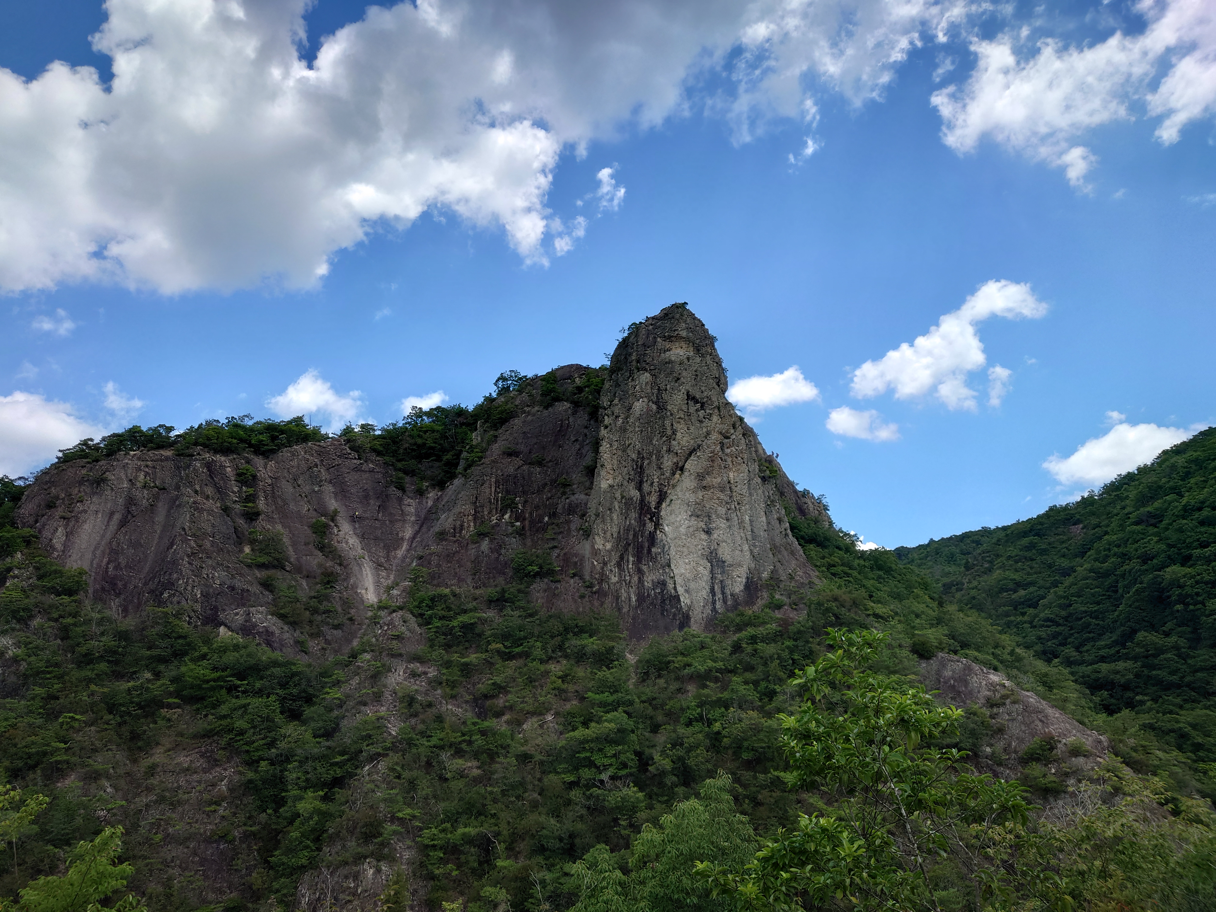 山頂での一息