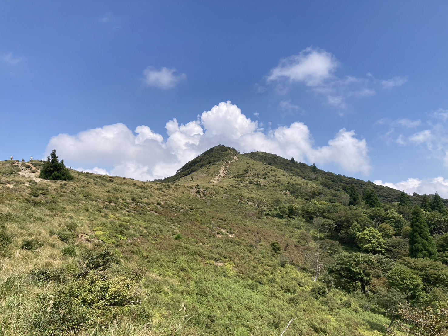 山頂への道