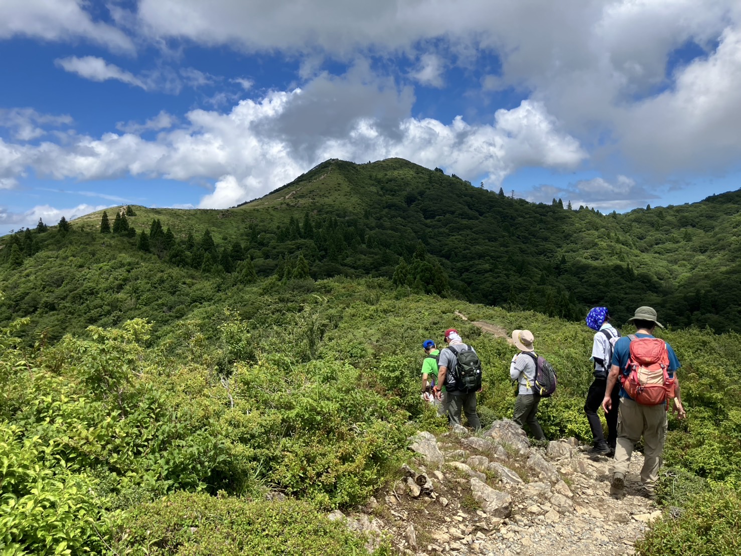 登山の様子